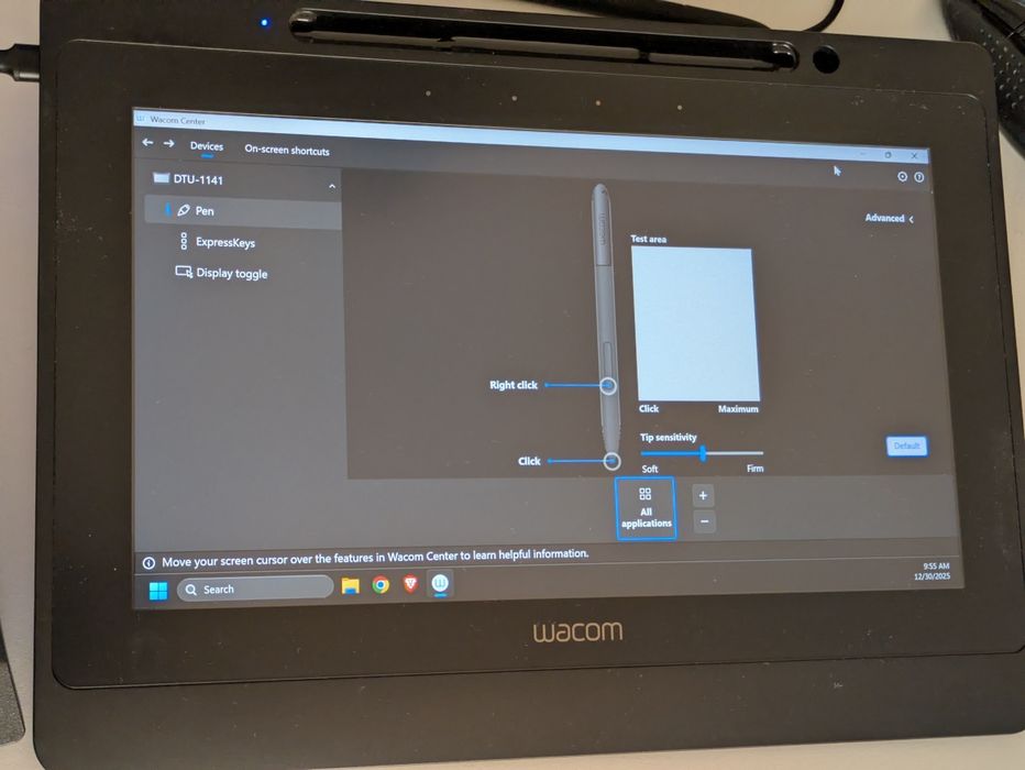 Wacom dtu 11 таблет за рисуване и дизайн