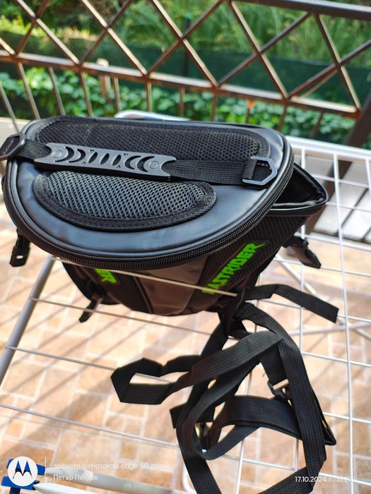 Сак за опашката на мотор кожен чисто нов водоустойчив два модела с лог