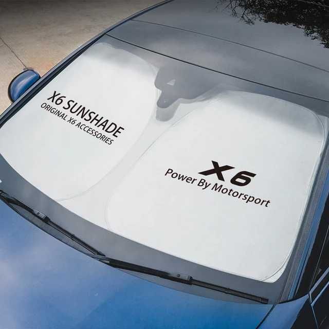 Parasolar AUTO Parbriz Dedicat BMW X6 E71 F16 G06, 140x70cm, Pliabil