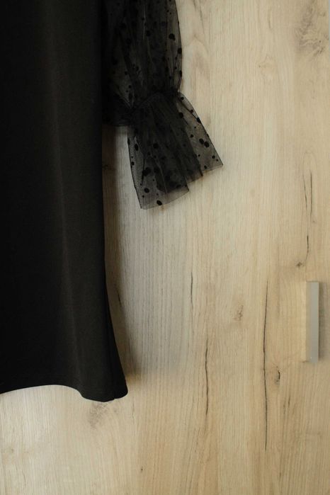 Нова дамска черна вечерна рокля Lux Luna с права кройка | размер M