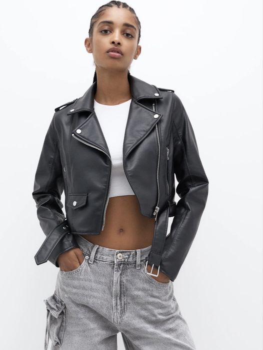 Дамско кожено яке