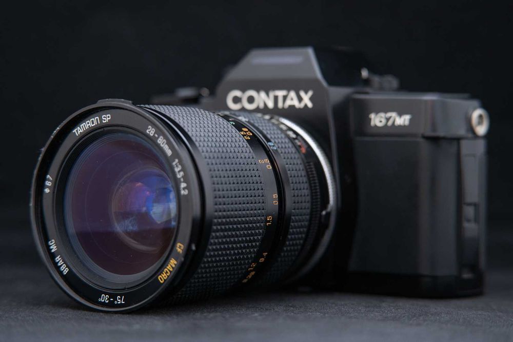 Aparat foto film Contax 167MT in stare foarte buna