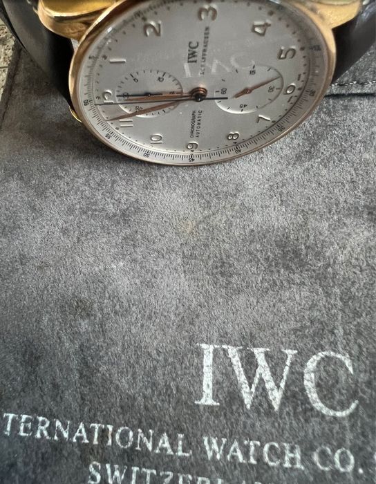 IWC Portuguesse Chronograph aur