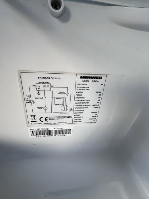 Frigider 2 usi Heinner