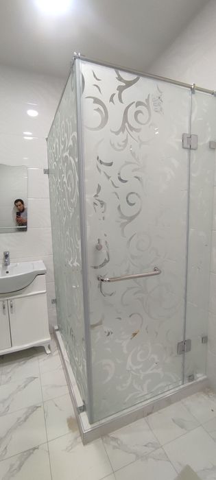 Dush kabina ойнадан душевой кабина