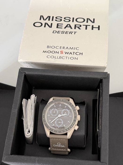 Ceas Omega X Swatch Mission on the earth-desert