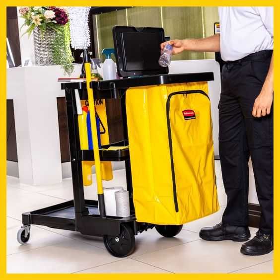 Гостиничная тележка большой вместительности