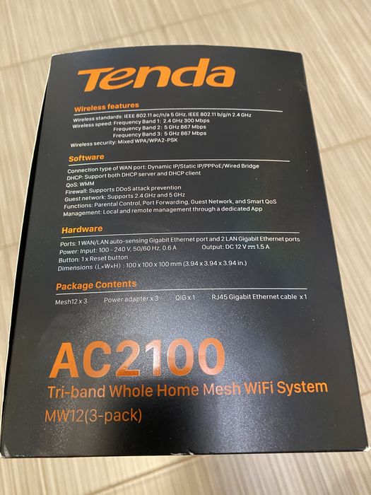 Sistem mesh Tenda Nova MW12