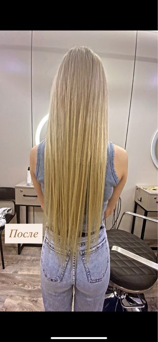 Наращивание биопротеиновых волос