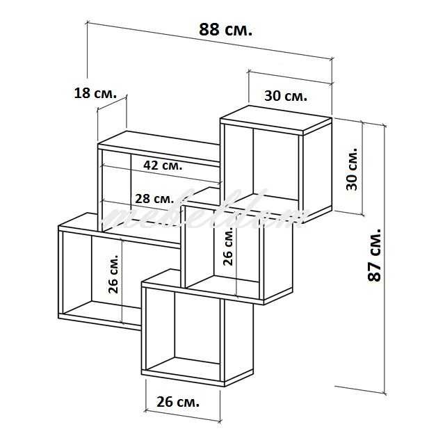 Етажерка за стена,етажерки(код-0263)