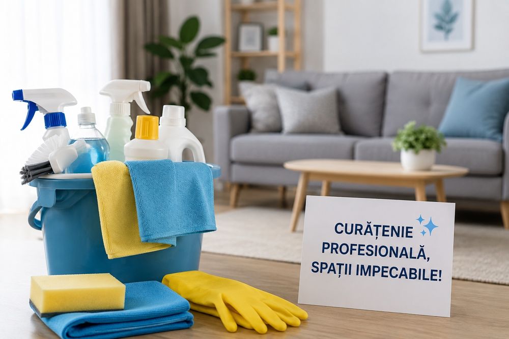 Curățenie la domiciliu și birouri- Servicii profesionale de curățenie case, apartament și spații birouri.