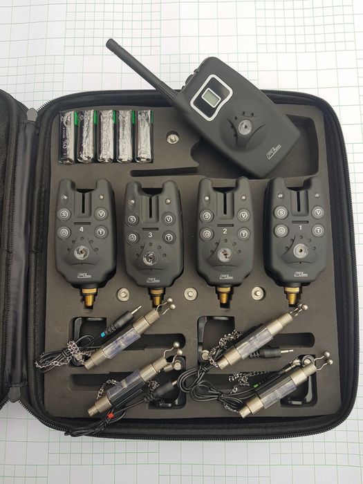 Set 4 Avertizori cu Statie FL JY-19 cu 4 hangere cu led si penar