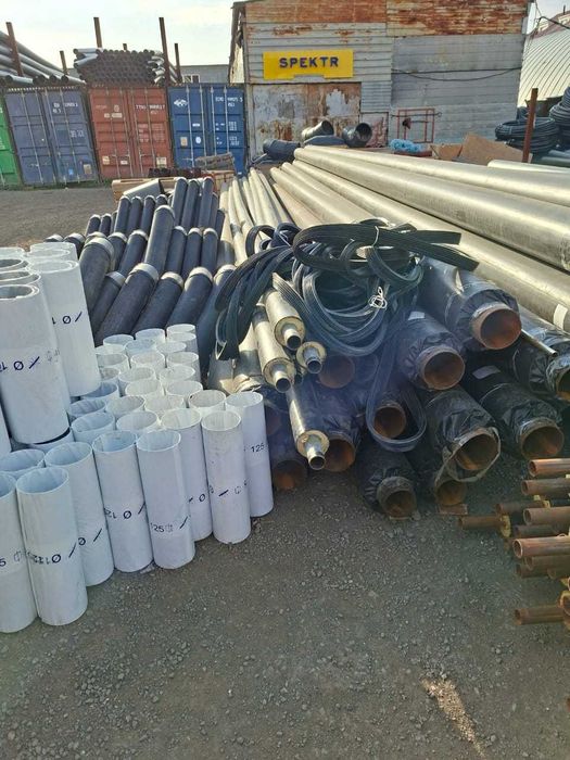 Трубы в ППУ изоляции для теплотрасс