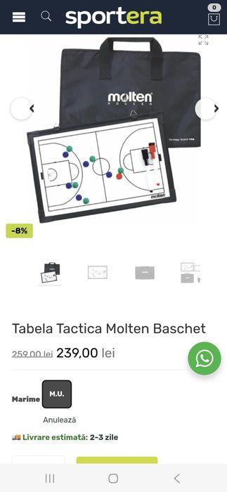 Tabla tactica baschet noua