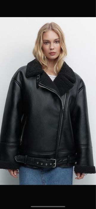 Новая дубленка авиатор