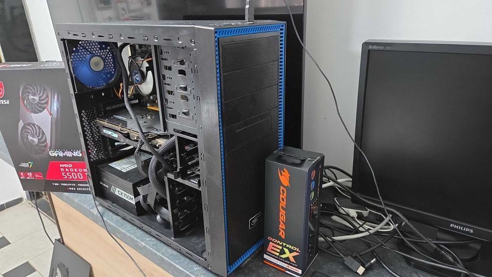 Бюджетен гейминг компютър, i5-6500CPU, 16G RAM, MSI RX5500XT 8Gb video