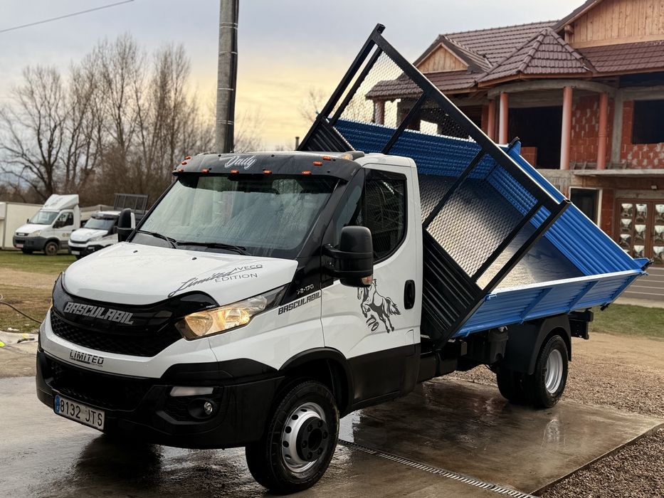 De vanzare iveco Daily 72c17/Spania/Basculabil pe cutie cu 2 cilindri