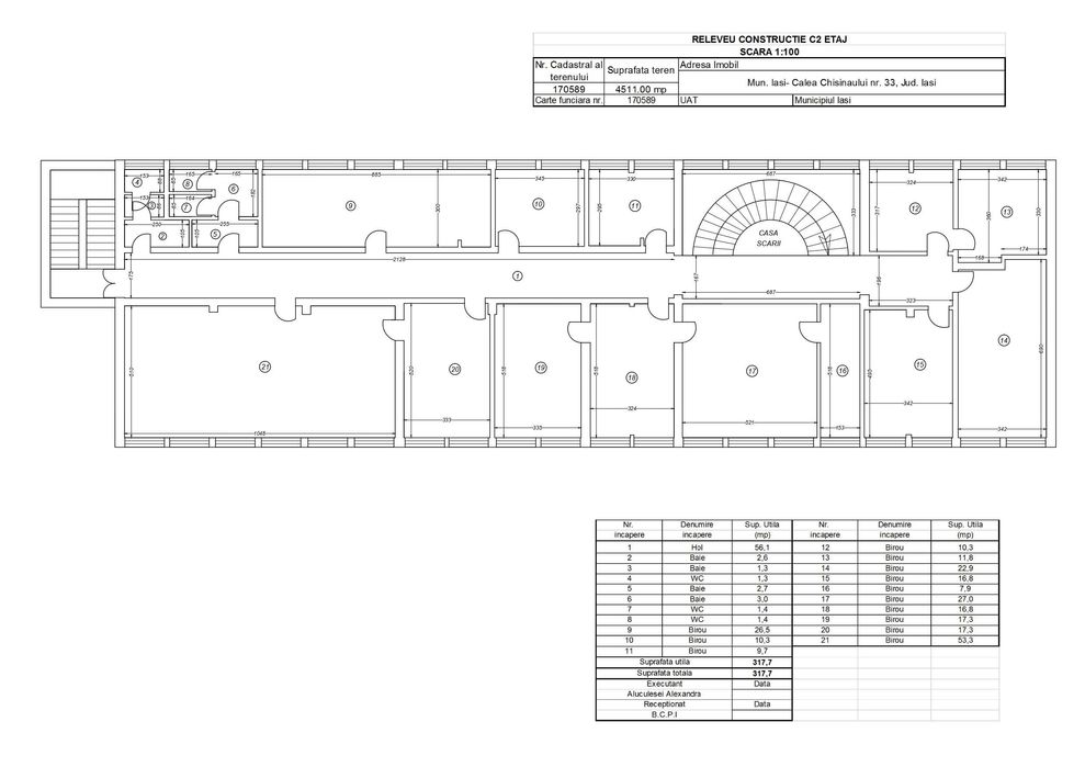 De inchiriat cladire birouri Iasi, Calea Chisinaului 33