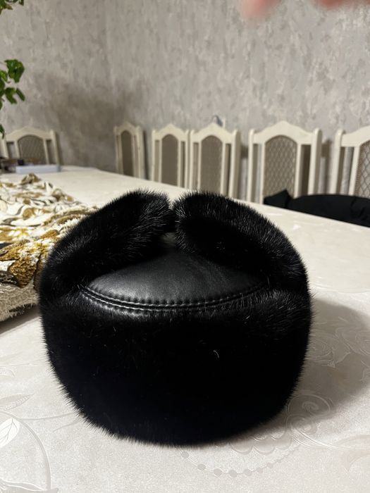 Ушанка натуральная кожа