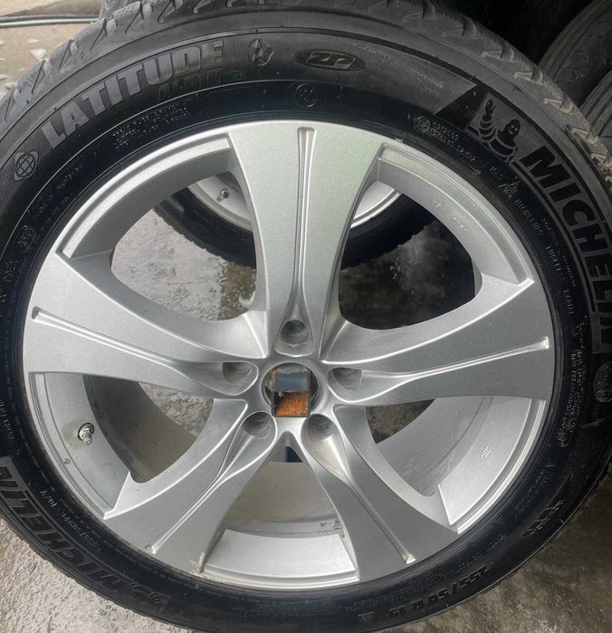 Jante aliaj 5x120 R19 Bmw X5 X3 cu anvelope de iarna 255 50 R19