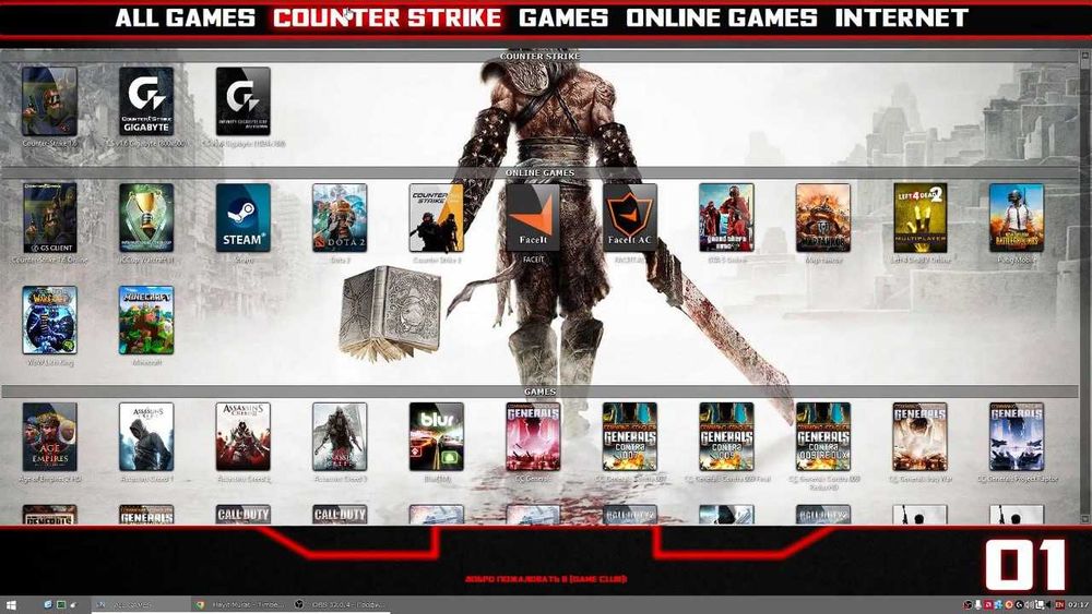 Game Clublarga Programma Runpad Pro GameClass Windows va O'yin yozamiz