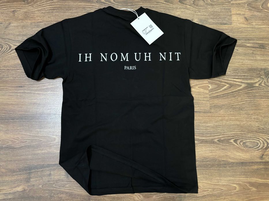 Унисекс тениска IH NOM UH NIT Oversize Черна/Бяла