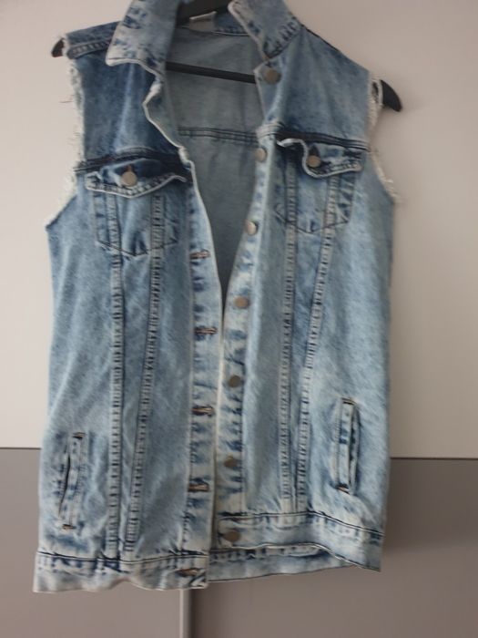 Vesta dama lunga cu imprimeu spate