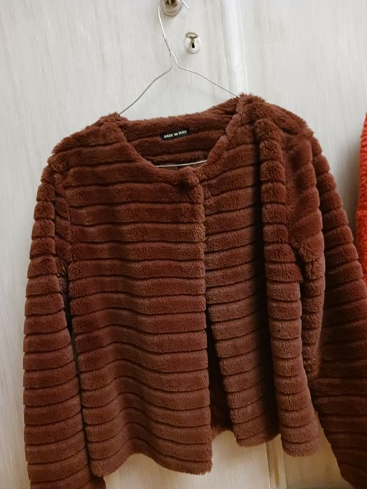 Плюшена жилетка за есенно-зимния сезон