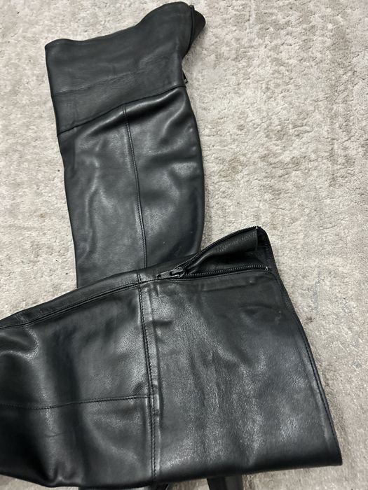 Cizme lumgi din piele