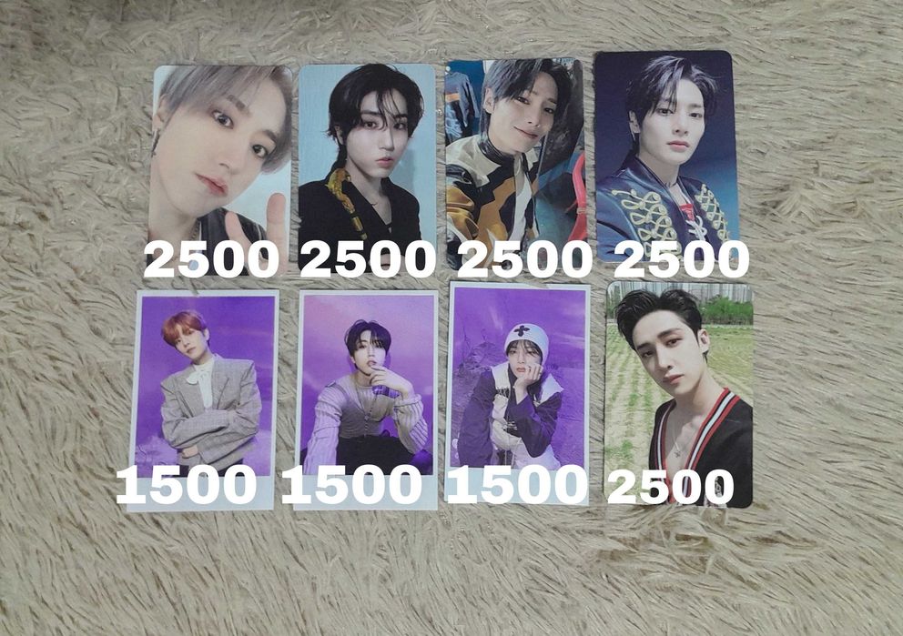 Продам официальные карты Stray Kids