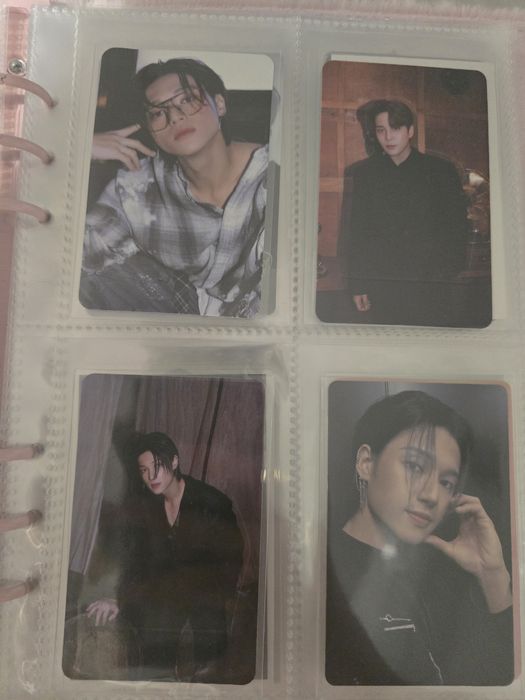 KPOP photocards ateez, p1h, stray kids