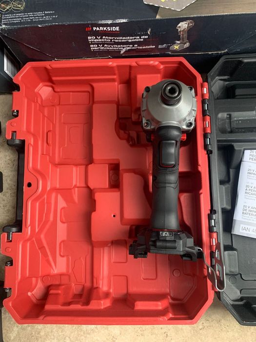 Pistol impact,masina de infiletat cu impact parkside  performance noi