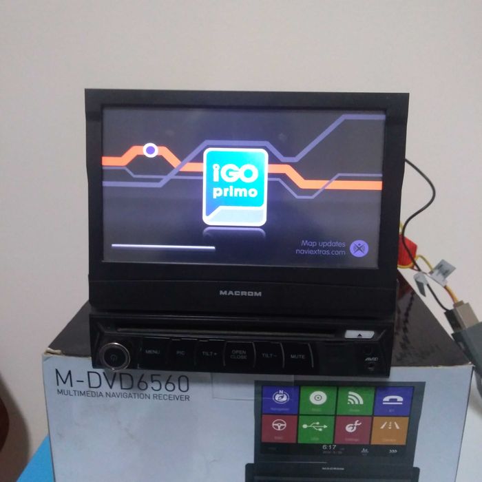 DVD MACROM 1 DIN cu navigatie