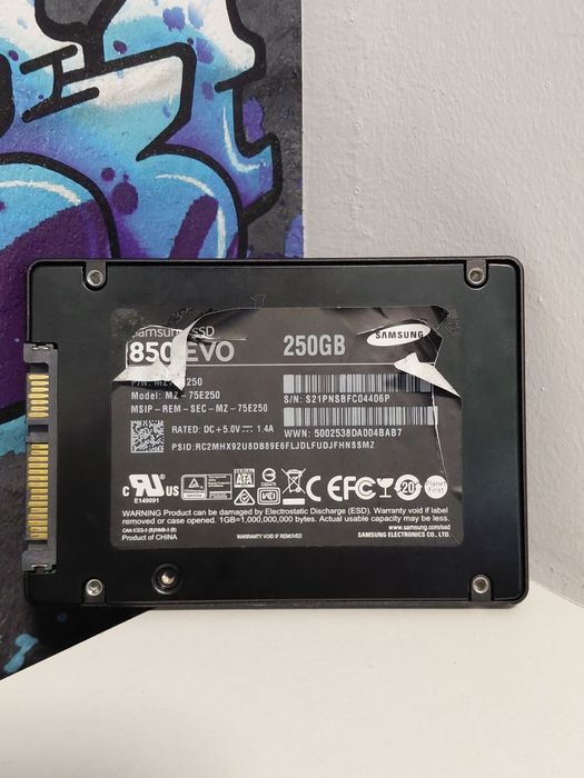 SSD Samsung 850 evo defect