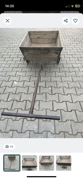 Carut din fier pentru gradina