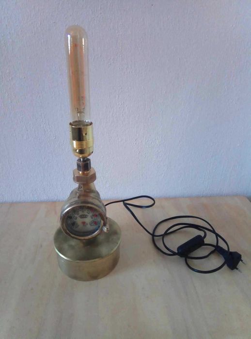 Месингова лампа в стил steampunk