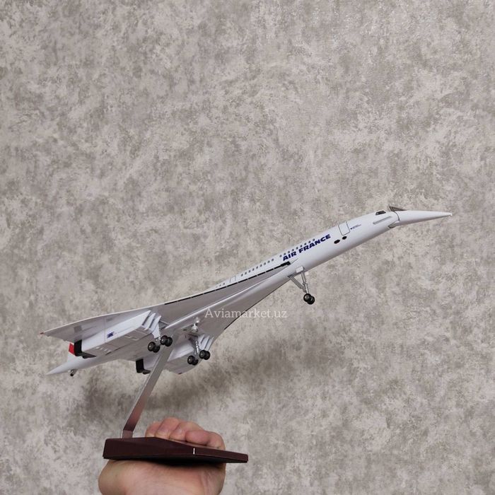 Самолет модель CONCORDE с подсветкой (отличный подарок)