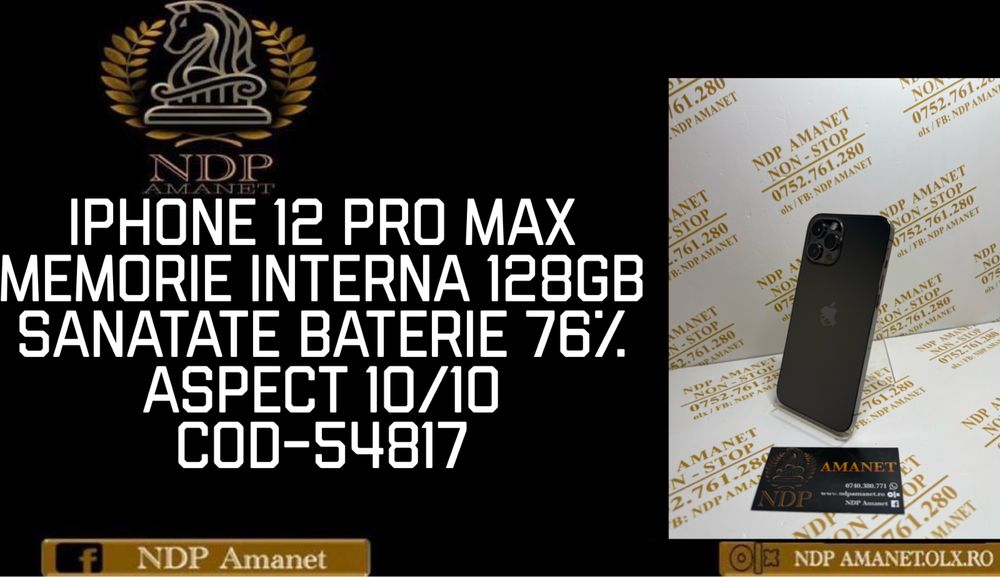 NDP Amanet Braila Iphone 12 Pro Max(54817)