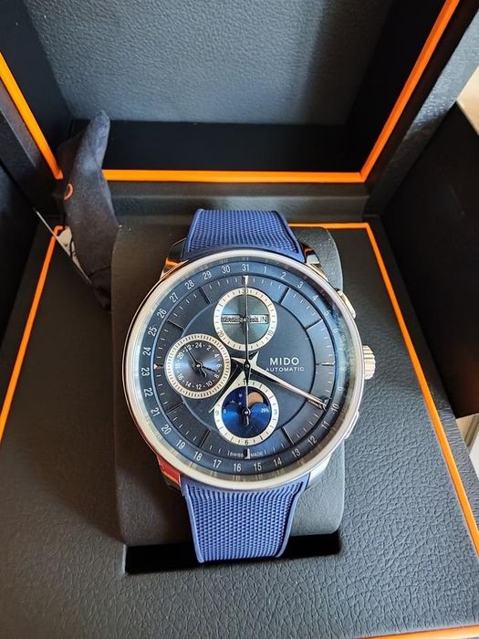 Vând MIDO Baroncelli, Automatic, cronograf, moonphase, triple calendar