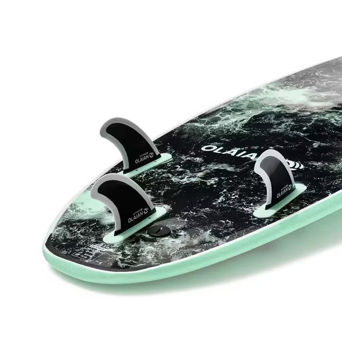 Дъска за сърф от пяна 900 7', с 3 финки