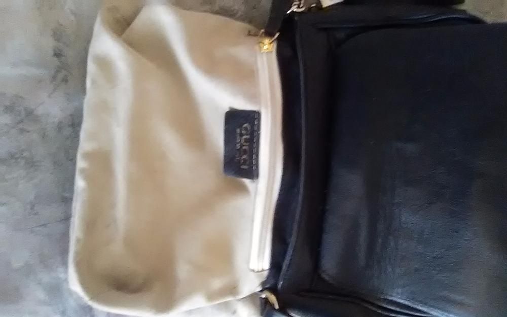 Дамска чанта естествена кожа - GUCI