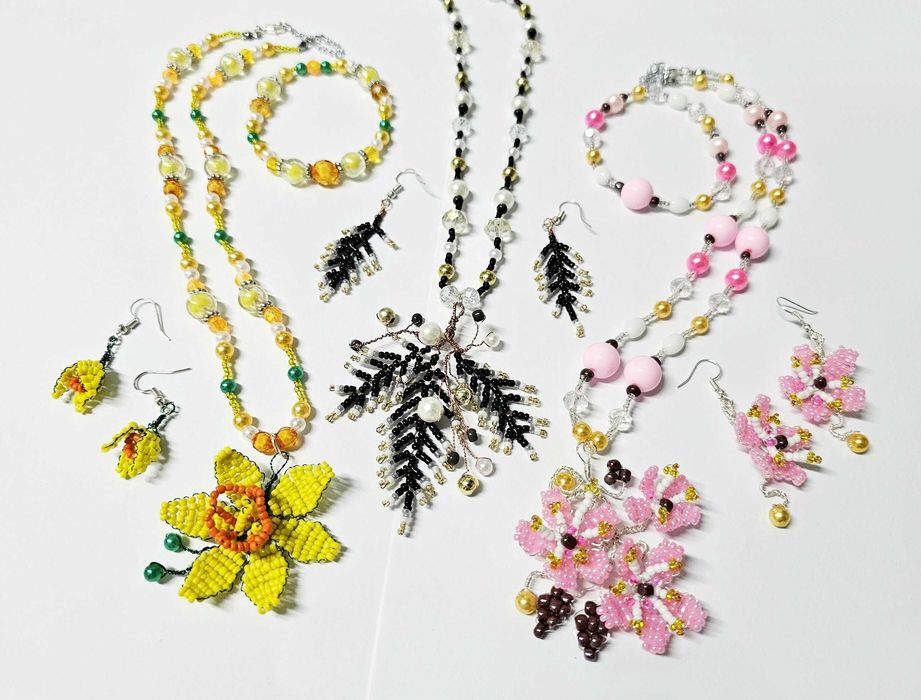 Reducere Seturi unicat Craciun bijuterii margele, multe modele, culori