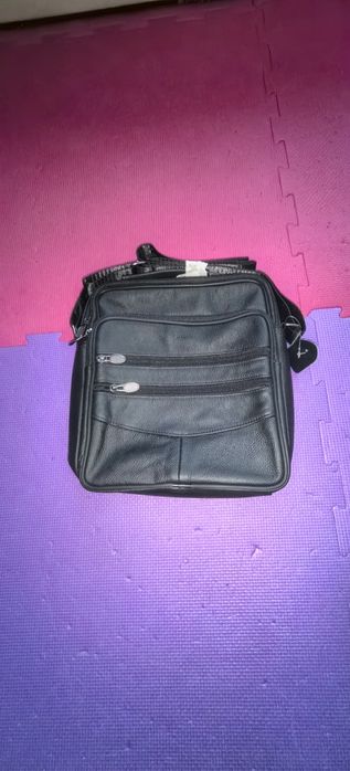 Borseta barbati, piele, noua