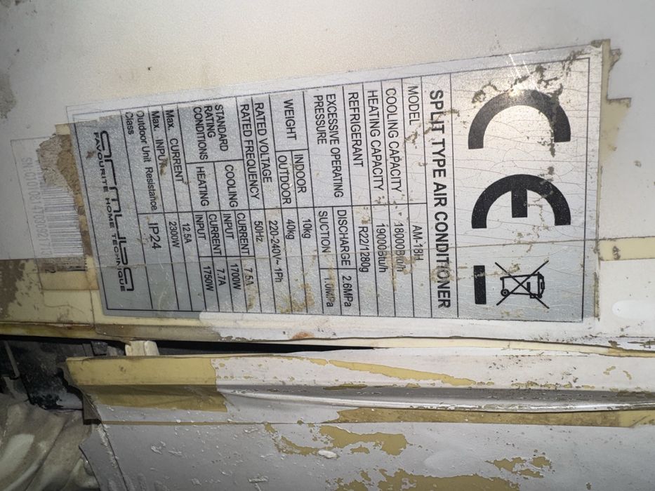 Продаётся Кондеционер 18 б/у цена договрная