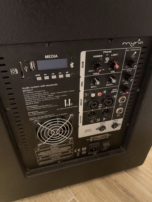 Sistem audio Myria MY2617