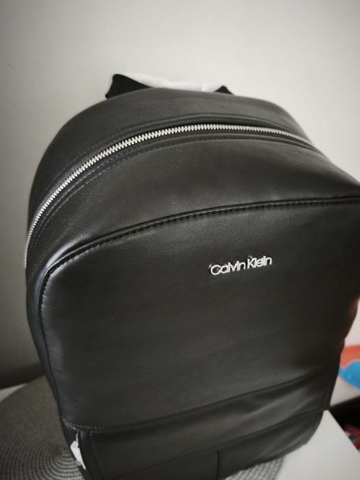 Нова Кожена голяма раница Calvin Klein