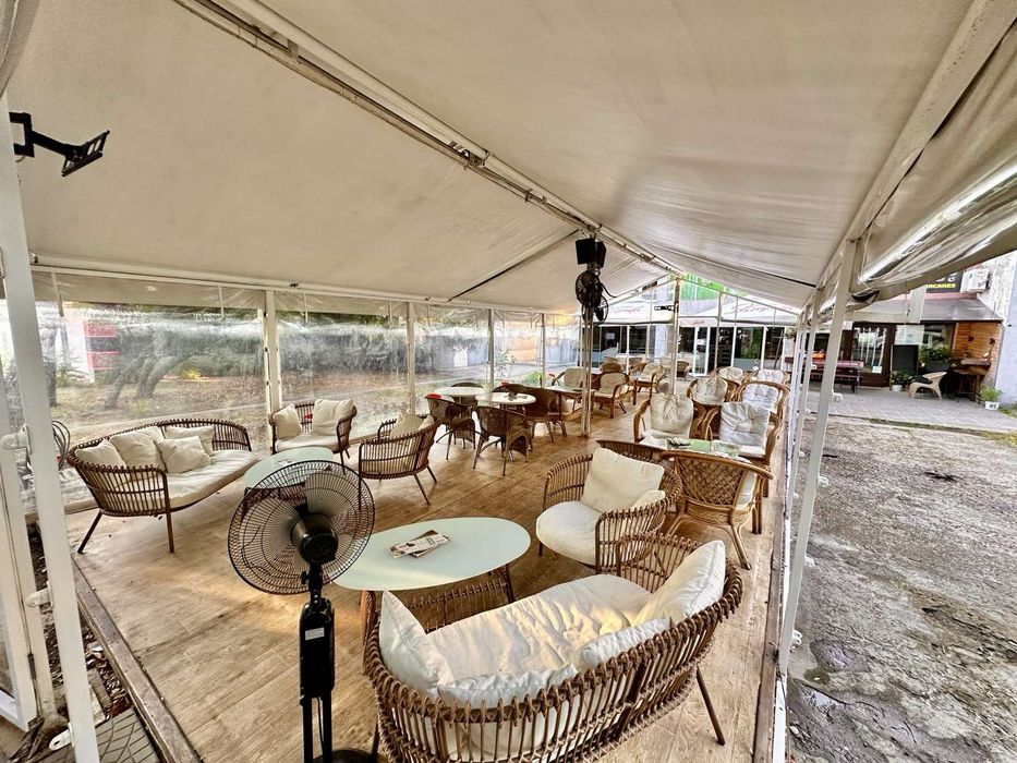 Слънцезащитен и ветроустойчив преместваем навес-тента