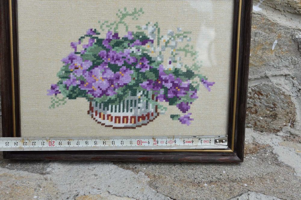 гоблен, теменужка