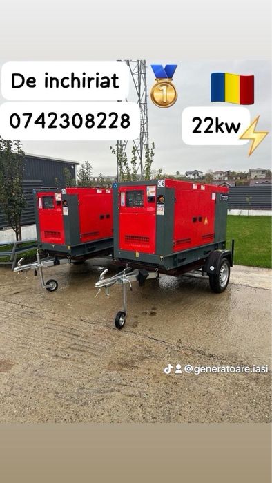Inchiriez /Inchirieri /gr /generator/ Iasi/Bacau/ Roman/de 15/20/43 kv