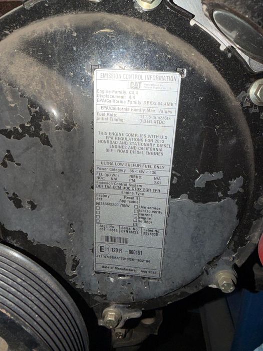Motor Caterpillar CAT C4.4 ACERT – complet cu pompă, turbo, injectoare – 2013